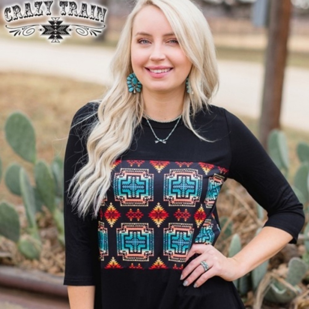 Native Trends Top by Crazy Train